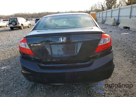 2012 Honda Civic Lx z USA, uszkodzony, nr VIN 2HGFB2F59CH530813